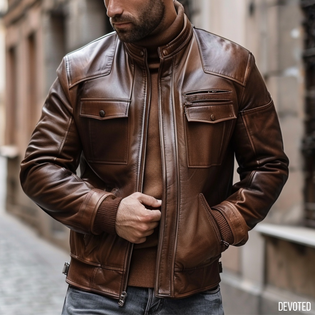 Leather coats etc clearance