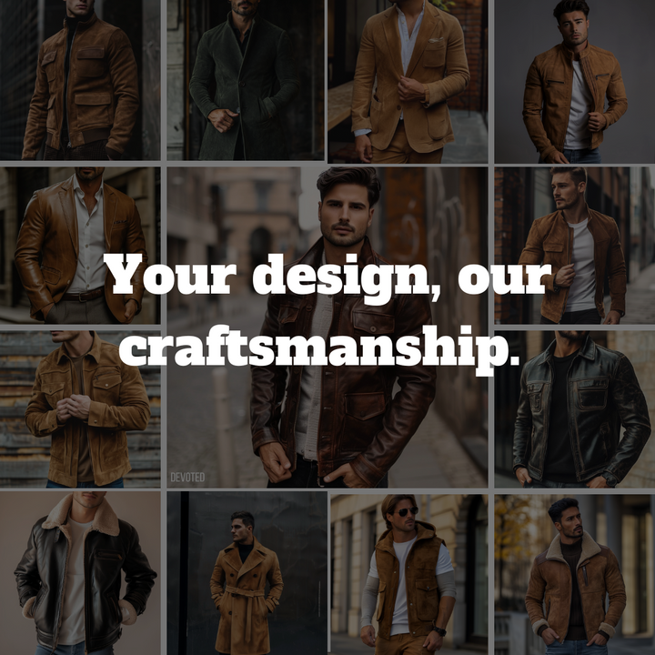 Custom pure leather/suede jacket