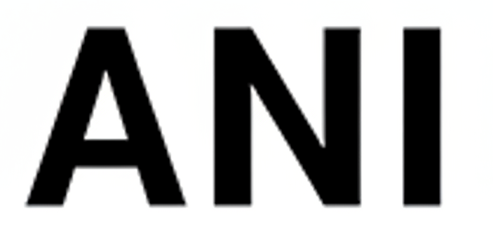 ANI logo with text 'South Asia's Leading Multimedia News Agency' on a white background