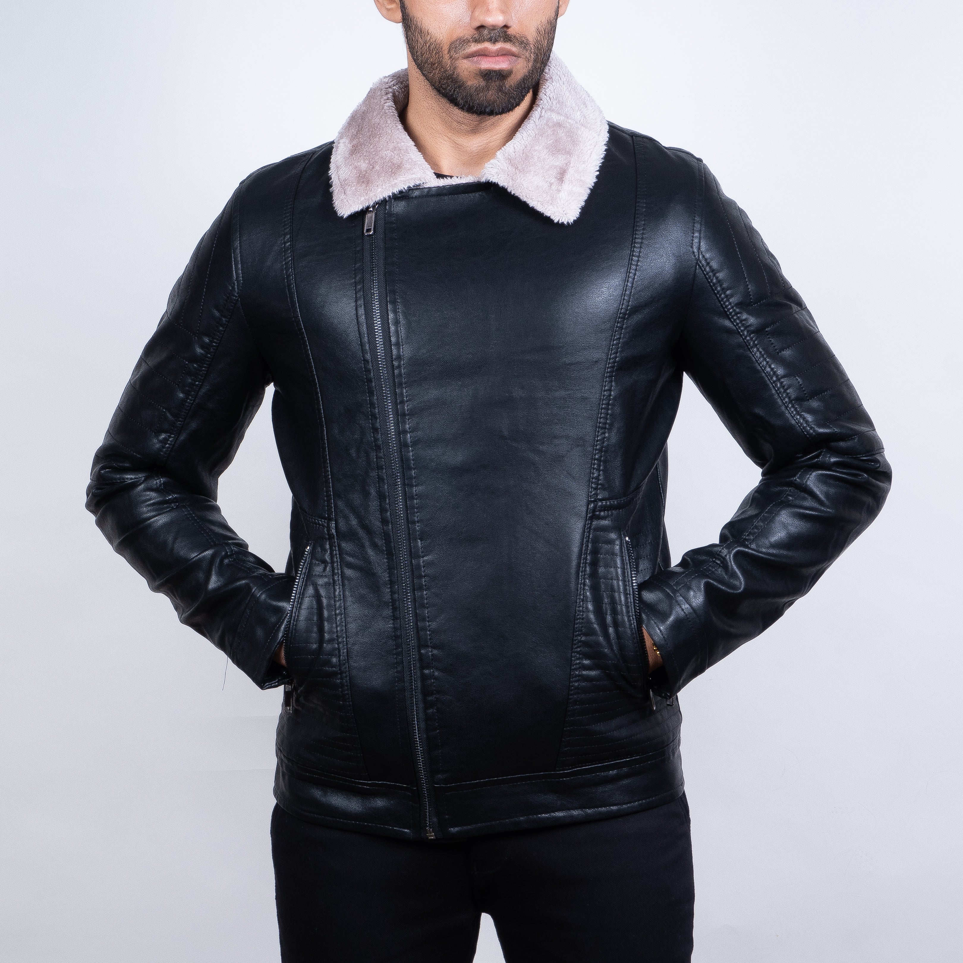THINK FUR Damage Leather×Boa Jacket How to Wear the Spring 2025 Leather Jacket Trend | Vogue
