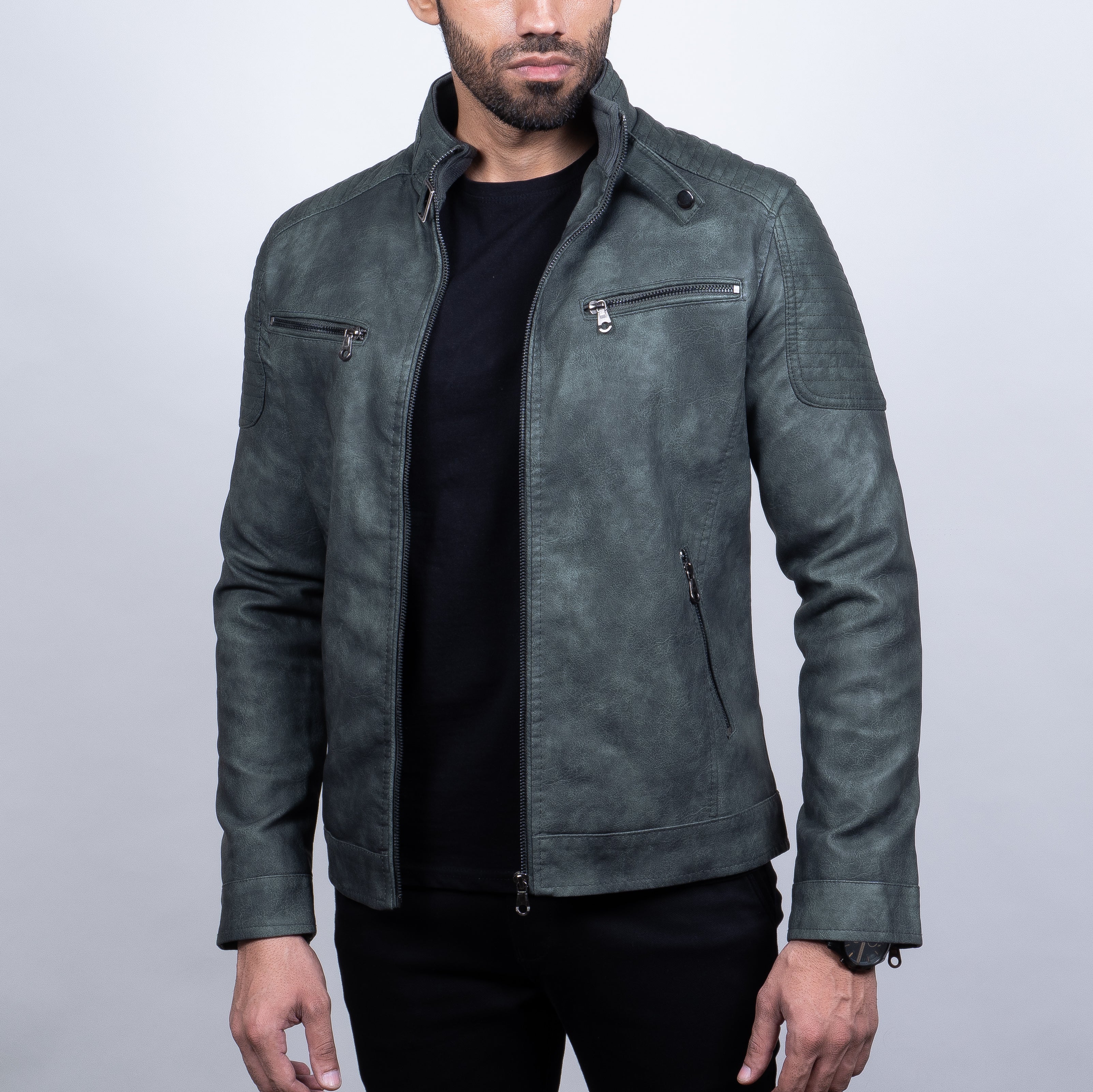 Leather blazer clearance price