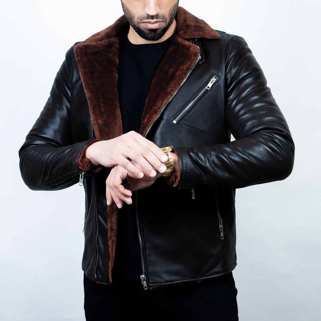 Designed to blow your mind! Poseidon pure leather jacket – Devoted