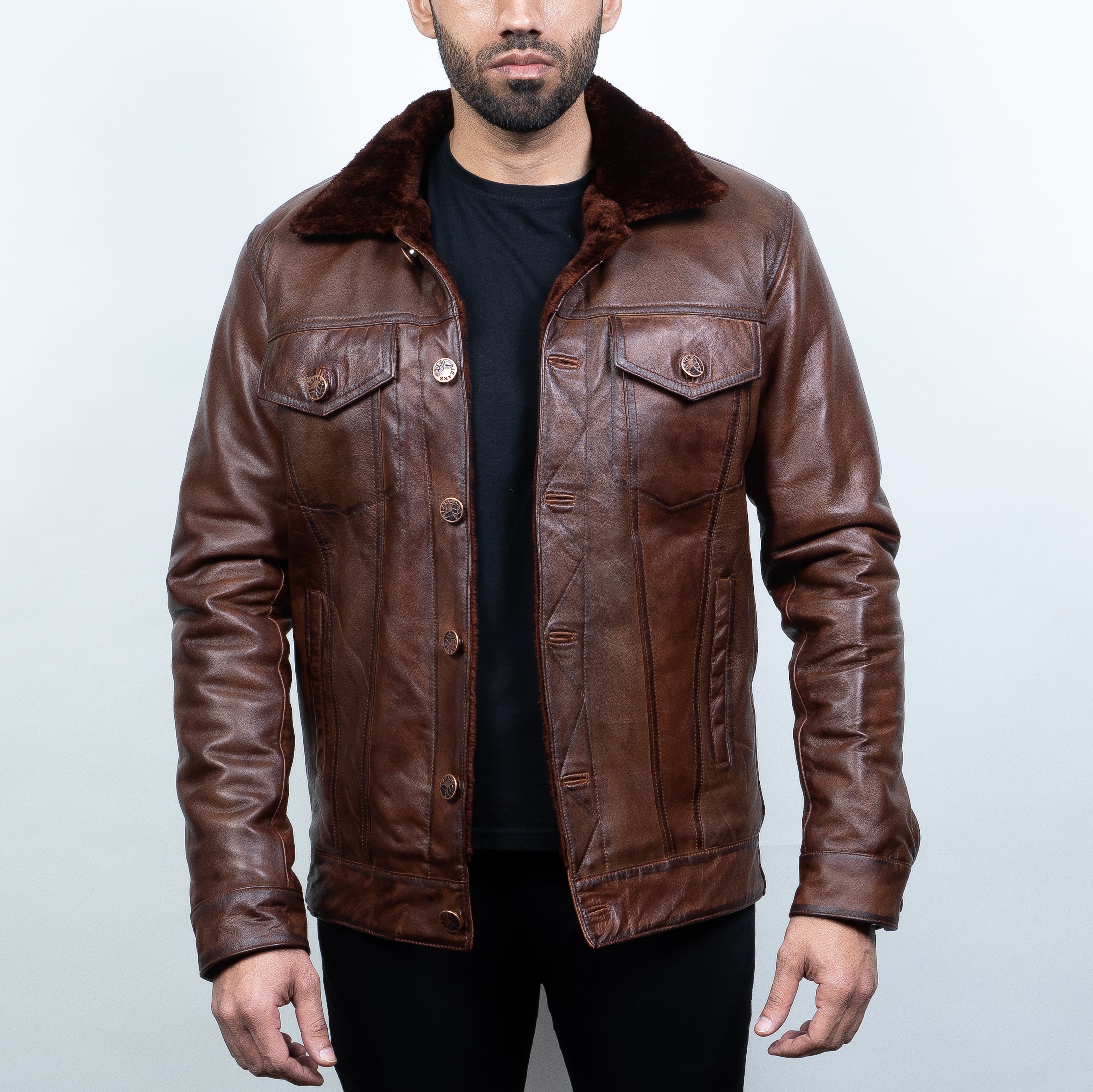 Leather Jackets : Men, All sizes, Black, Brown, Pure Leather Suppliers  16122690 - Wholesale Manufacturers and Exporters