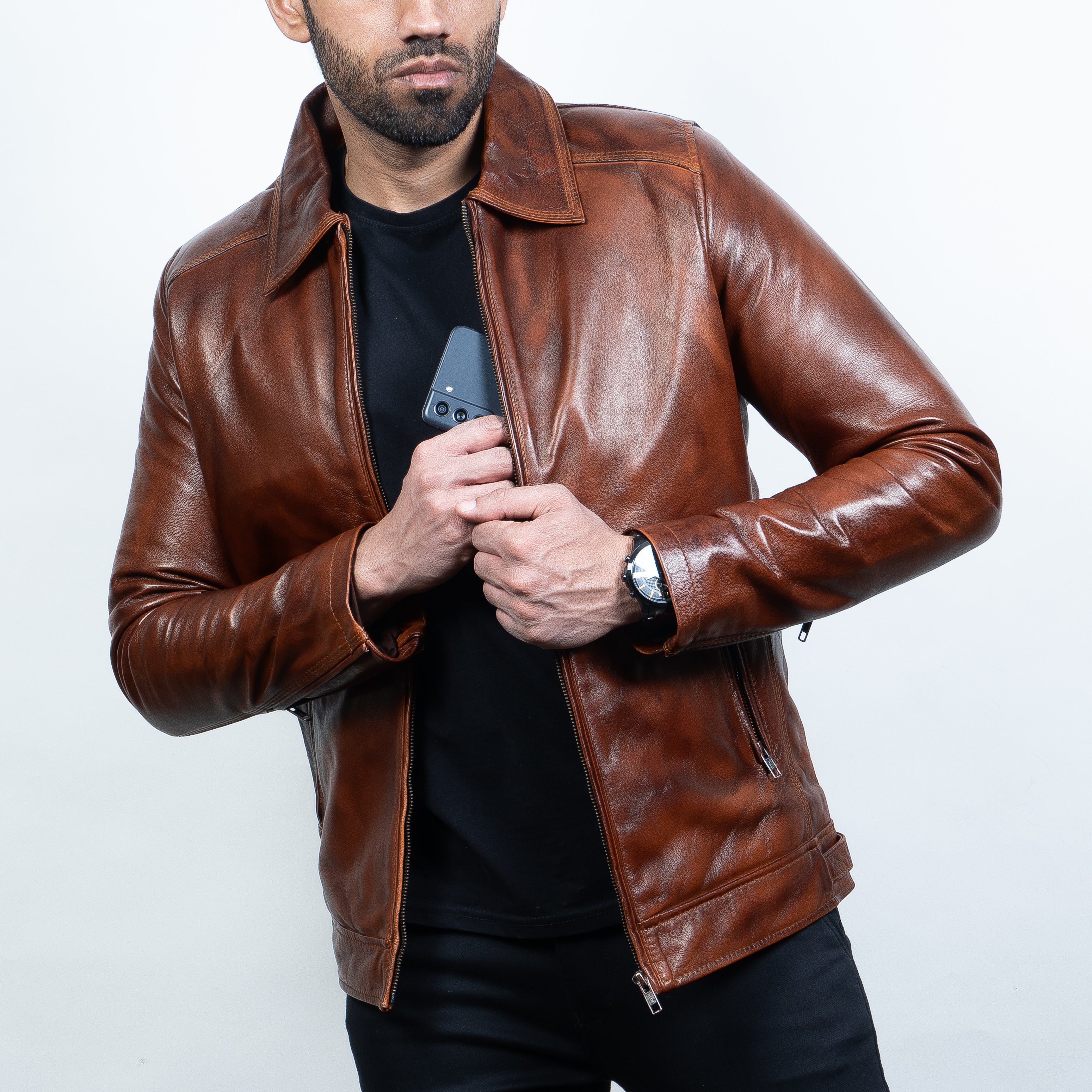 Designed to blow your mind! Titan pure leather jacket – Devoted