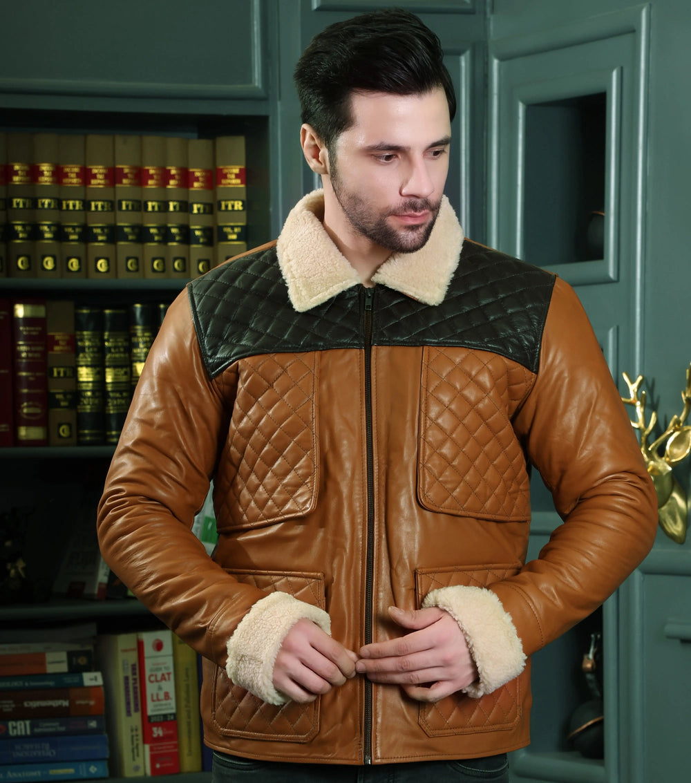 Meteor Jacket - SALE Brown - Nappa Leather