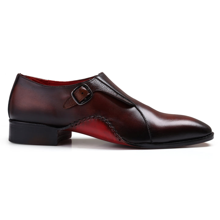 Conrad Single Monk Strap Brown