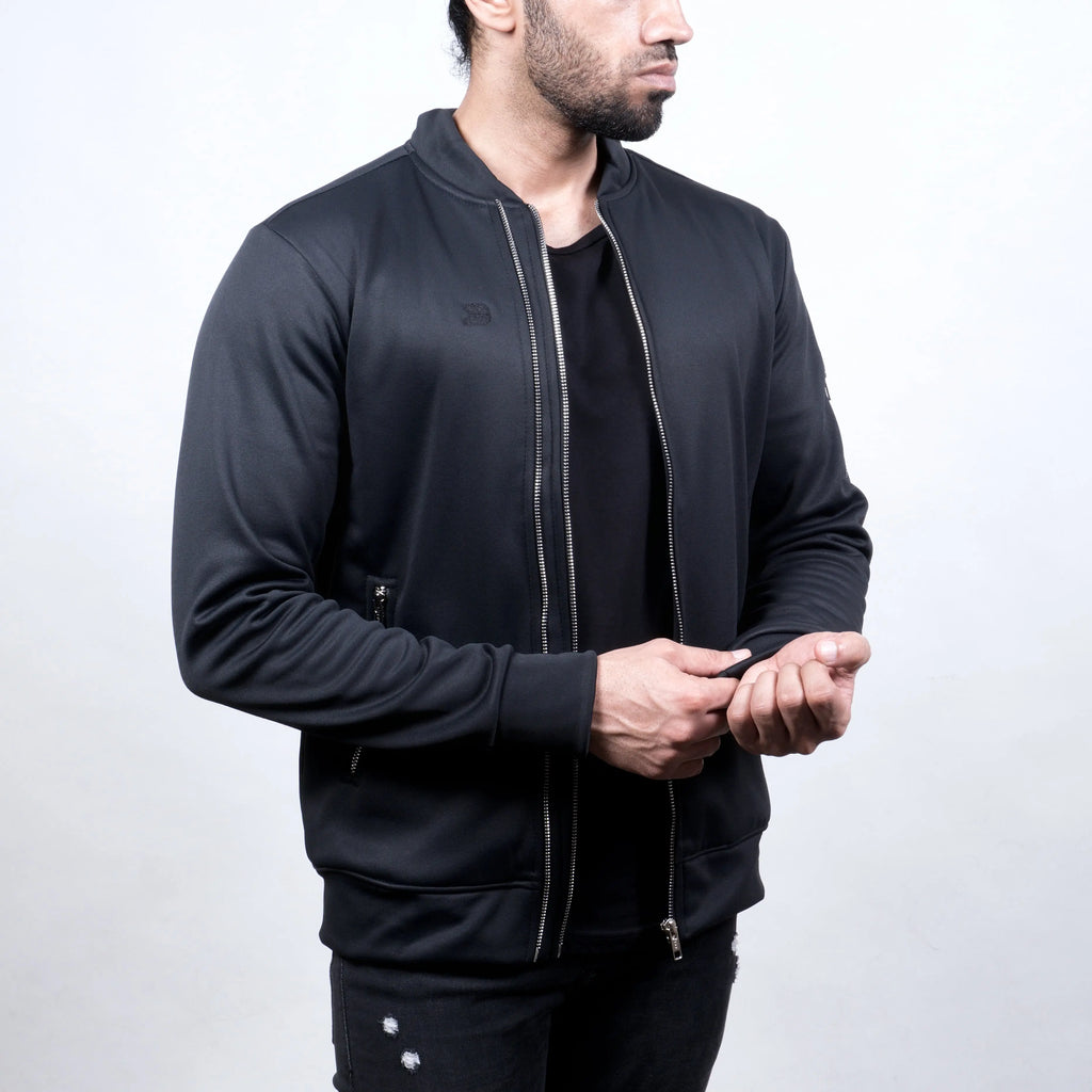 DEHEVE デヘヴェ Leather Bomber Jacket black DEHEVE デヘヴェ Leather Bomber Jacket black DEHEVE デヘヴェ