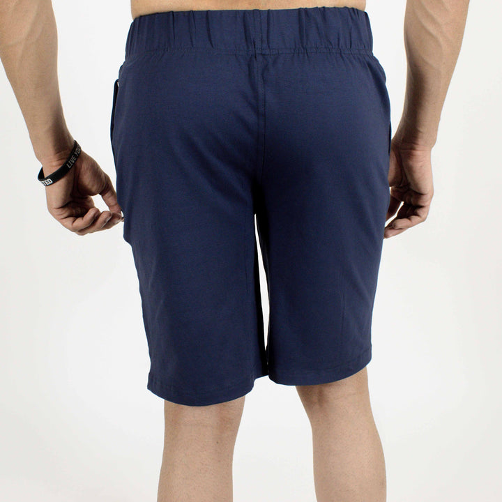 Allure Active Shorts - Devoted Gym wear & Sportswear - Navy Blue - Back
