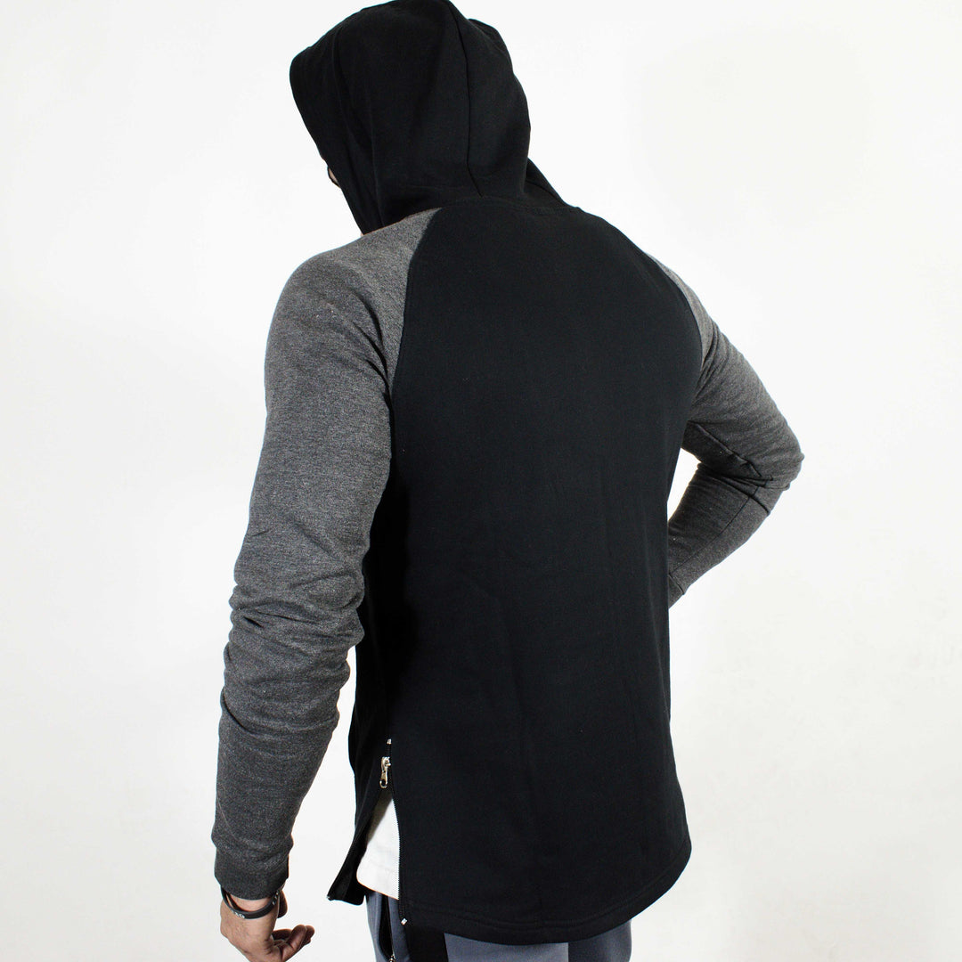 Devoted Sweatshirt Hoodie Black - Muscle Fit Gym wear & sports clothing - Back