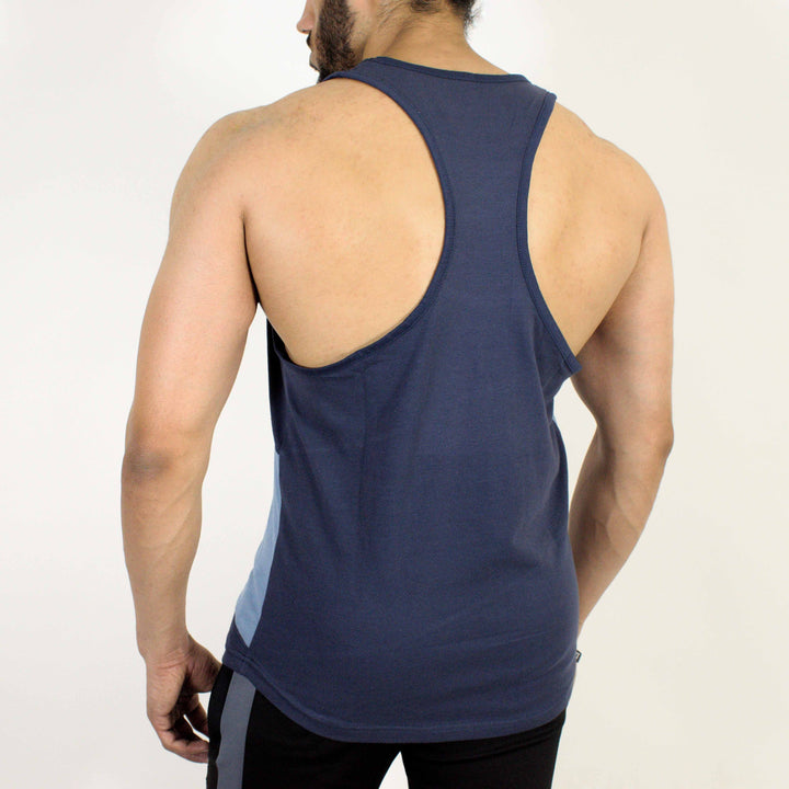 Devoted Allure Stringer V2.0 - Gym wear & Sports clothing - Navy Blue Back